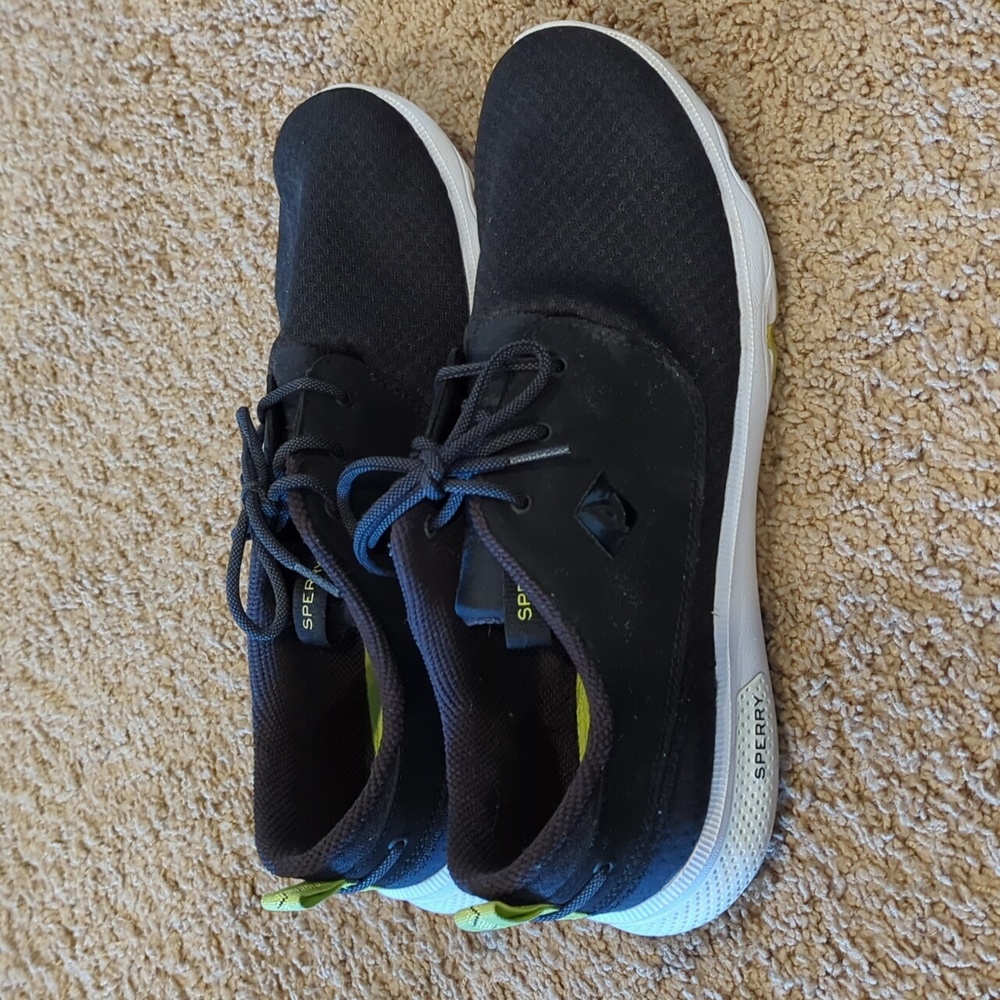 Sperry sneakers, mens 12, black